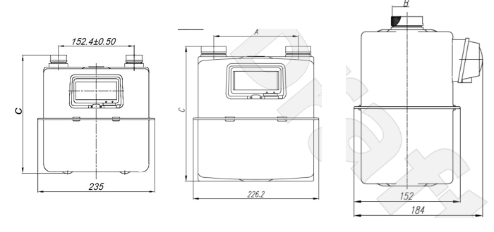 Atmos® -Diaphragm Gas Meter