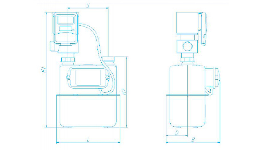 Industrial IC-Card Prepaid Gas Meter with External Valve