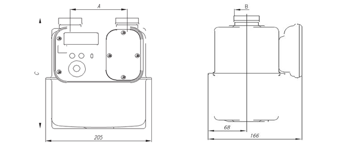 Atmos® - NFC/GPRS / NB-IoT Smart Diaphragm Gas Meter